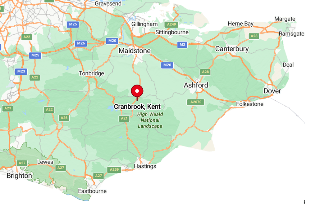 Cranbrook Map